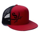 Image of Red/Black Chugger Mesh Cap
