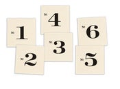 Image of Numbered Edition Coasters, set of six