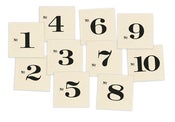 Image of Numbered Edition Coasters, set of ten