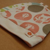 Image of Organic cotton baby hat &nbsp; &nbsp; &nbsp; - blue