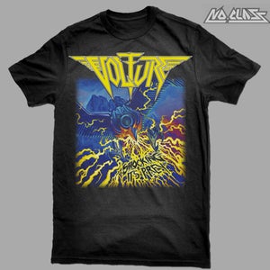 Image of Volture "Shocking Its Prey" Black Tee