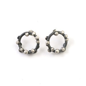 Image of medium cosmos post earrings