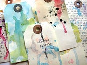Image of 5 tags altérés / 5 altered tags