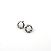Image of small cosmos post earrings