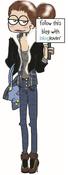 Image of "Follow my blog with bloglovin" ICON