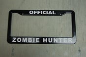 Image of Official Zombie Hunter License Plate Frame