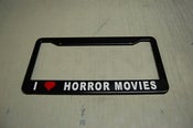 Image of I Love Horror Movies License Plate Frames