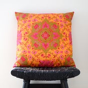 Image of SHANGRI LA Silk Cushion Cover, Throw Pillow, 45 x 45 cm, 18 inch