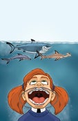 Image of Finding Nemo- Darla and Sharks