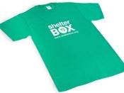 Image of ShelterBox Logo unisex T-shirt (Green)