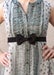 Image of Navy Bow Belt
