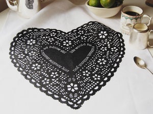 Image of 'Rubbish Without You' Tea Towel