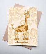 Image of Welcome Baby Giraffe Card