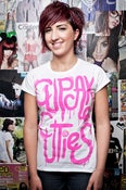 Image of Cupcake Big Font - Girls White