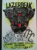 Image of Lazerbeak "Legend Recognize Legend" CD Release Show Screenprint Poster