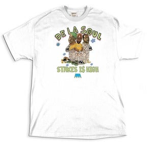 Image of DE LA SOUL CARICATURE T-SHIRT | white