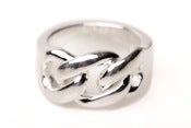 Image of THE 3 LINK RING (SILVER OR GOLD)