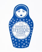 Image of Hazel Nicholls<br>It's What's Inside that Counts (Blue)