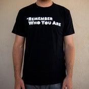 Image of Remember Who You Are men's T-shirt (black)