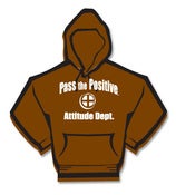 Image of Pass The Positive Attitude Department Hoodie, plus sizes