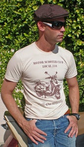 Image of Motor Scooter Club Guys (brown)