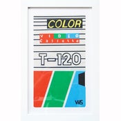 Image of T-120 Color Video Case Papercut