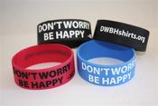 Image of Wristbands ~ Don't Worry Be Happy silicone