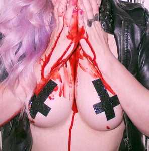 Image of Glitter Cross Pasties