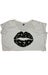 Image of Lips Logo Crop Top (Creme)