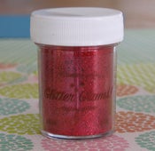 Image of glitter, red