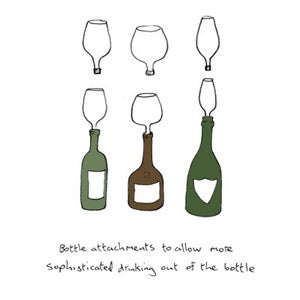 Image of Drink out of the bottle in style