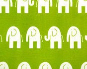 Image of Modern Elephant Print Cotton Fabric Upholstery Drapery Apparel FIVE COLOR CHOICES AVAILABLE