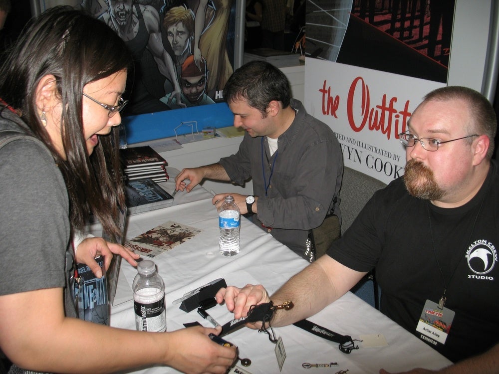 Signing with Gabe at IDW