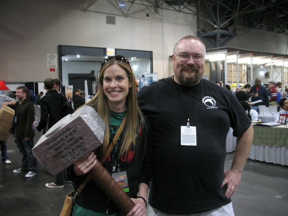 With Blair Butler at NYCC