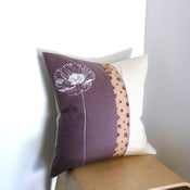 Image of Housse de Coussin parme