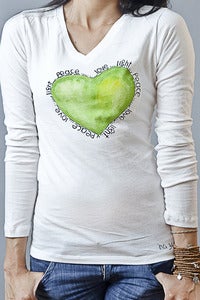 Image of Limited Edition Green Heart Front