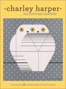 Image of Charley Harper Postcard Calendar 2011 Mid Century Modern Art Bird Nature Art