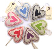 Image of lovely lavender heart.