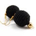 Image of Black Crochet Earrings