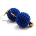 Image of Blue Crochet Earrings