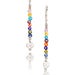 Image of CZ Pearl Dangle Earrings