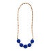 Image of Blue Crochet Bead Necklace