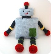 Image of Knit Toy Robot Pattern