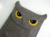 Image of Owl - iPad sleeve - MADE TO ORDER