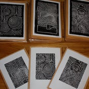 Image of Lino-Print Christmas Cards