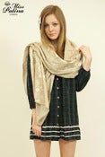 Image of Miss Patina Garden Style Cotton Embroidery Scarf  (length 2 meters)