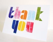 Image of Thank you card
