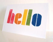Image of Hello card