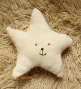 Image of woolen star handmade with Love