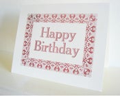 Image of Happy Birthday card 